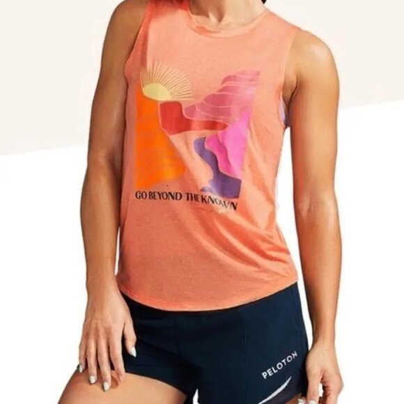 Spiritual Gangster x Peloton "Go Beyond The Known" Tank Top - Size Large - Picture 1 of 4
